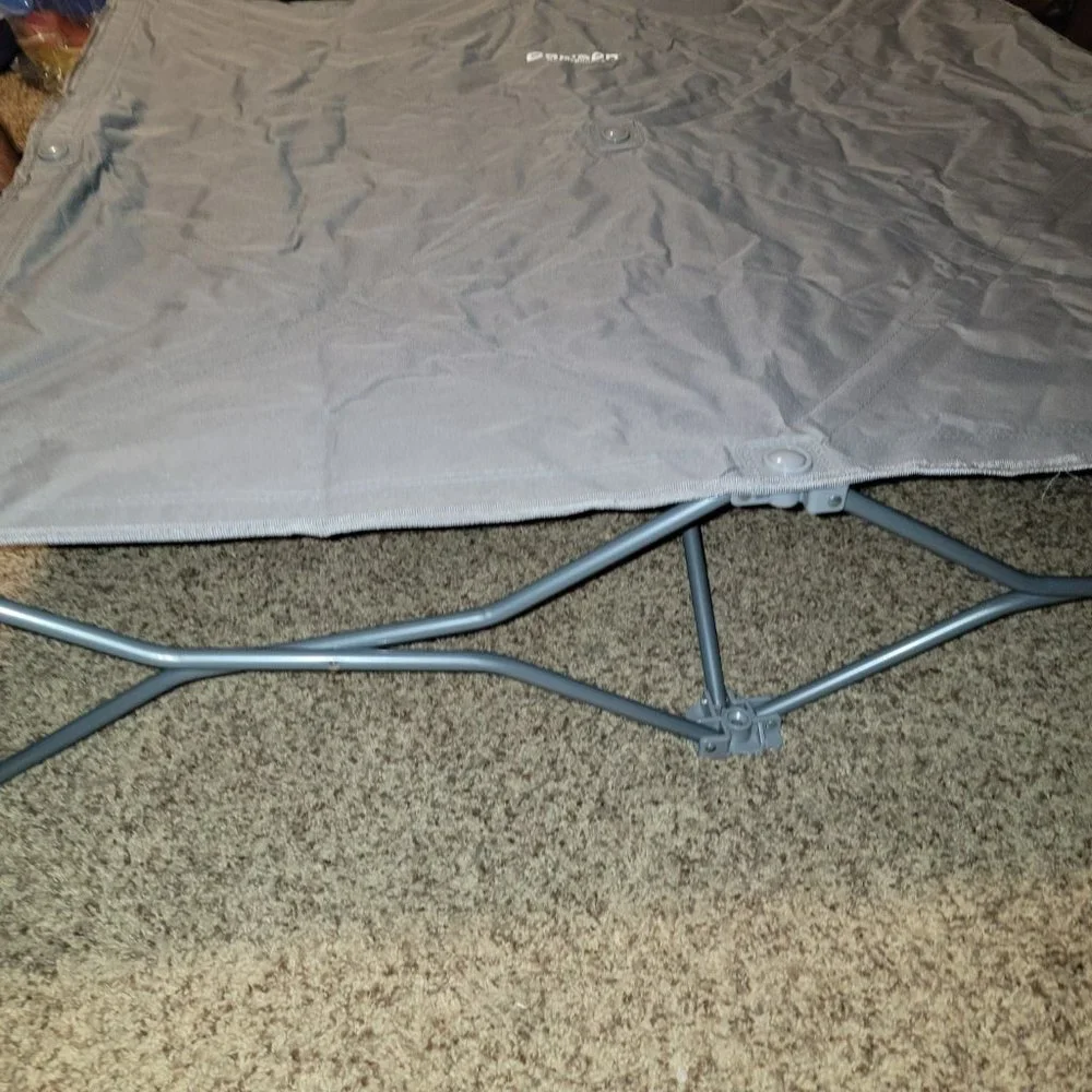 CARLSON portable pup pet bed extra wide Gray New